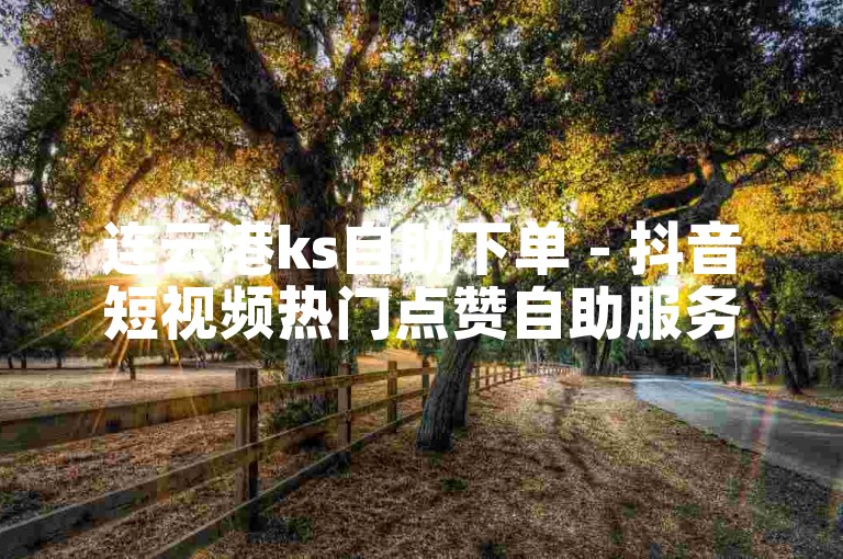 连云港ks自助下单 - 抖音短视频热门点赞自助服务开启