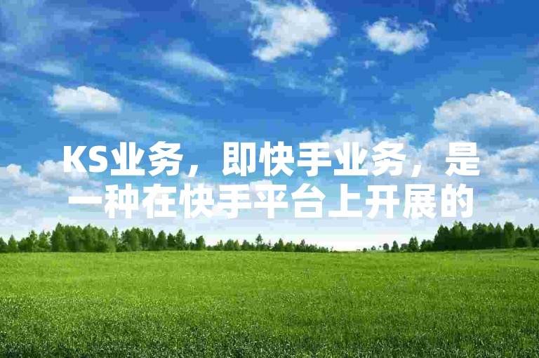 KS业务，即快手业务，是一种在快手平台上开展的商业模式，它通过各种方式帮助用户增加粉丝数量，其中一种常见的服务就是提供一千粉的支持，让新用户或希望扩大影响力的用户能够快速获得基础的粉丝群体。