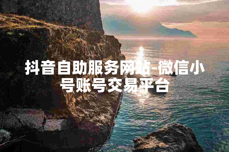 抖音自助服务网站-微信小号账号交易平台