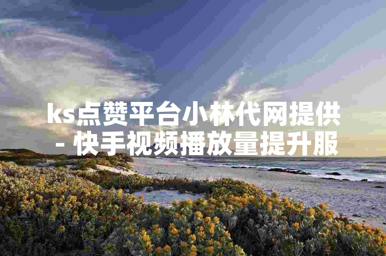 ks点赞平台小林代网提供 - 快手视频播放量提升服务