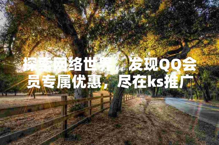 探索网络世界，发现QQ会员专属优惠，尽在ks推广自助网站。