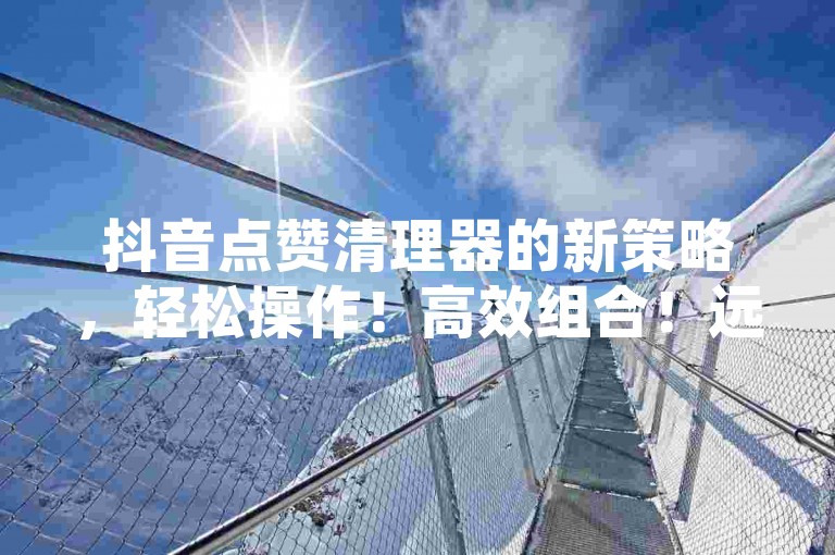 抖音点赞清理器的新策略，轻松操作！高效组合！远离冗余点赞！全新抖音点赞管理工具登场！！2025必备技巧