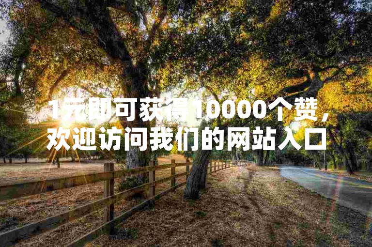 1元即可获得10000个赞，欢迎访问我们的网站入口，享受全网业务自助下单的便捷服务。