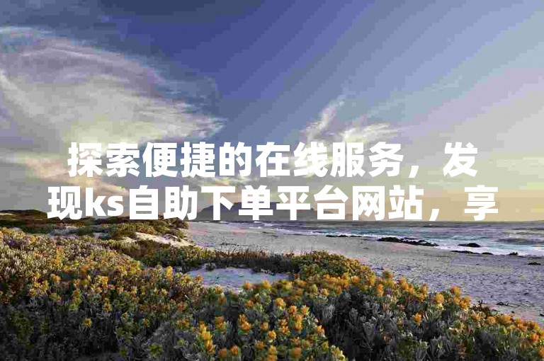 探索便捷的在线服务，发现ks自助下单平台网站，享受小时自助下单的高效体验及ks评论自助下单平台的低价优势。