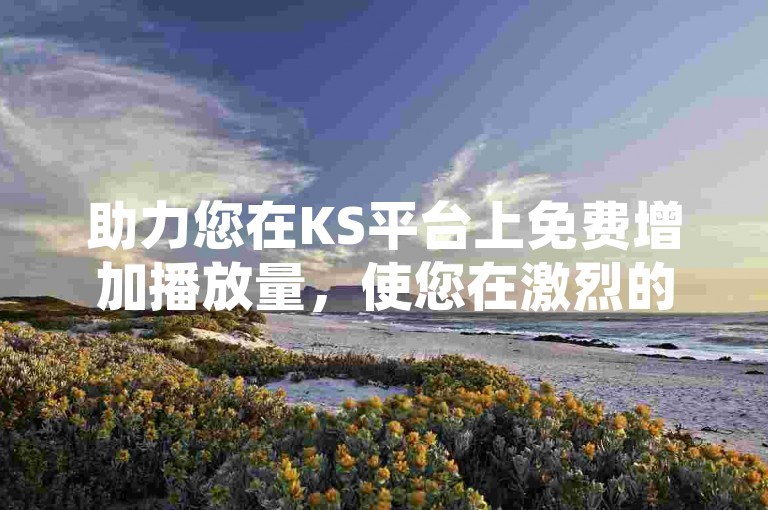 助力您在KS平台上免费增加播放量，使您在激烈的市场竞争中占据优势地位。