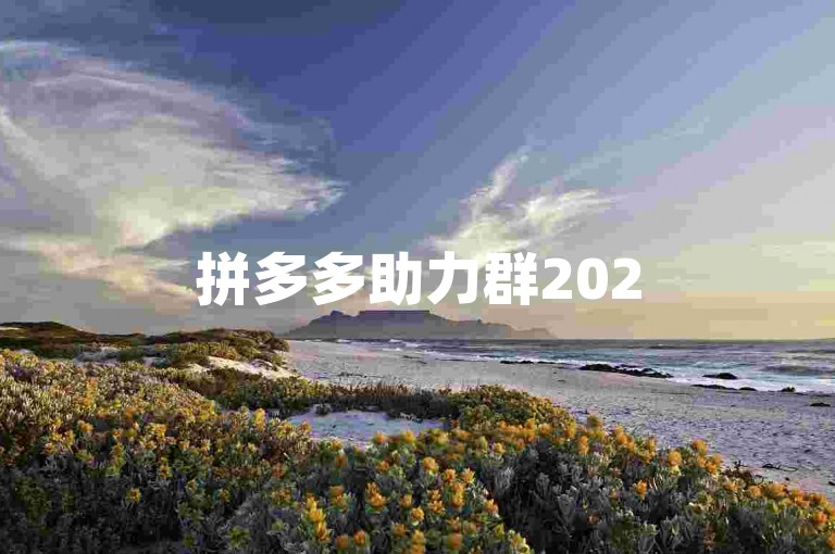拼多多助力群2025，快来加入我们的群聊，一起享受购物的乐趣吧！