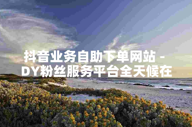 抖音业务自助下单网站 - DY粉丝服务平台全天候在线提供免费服务