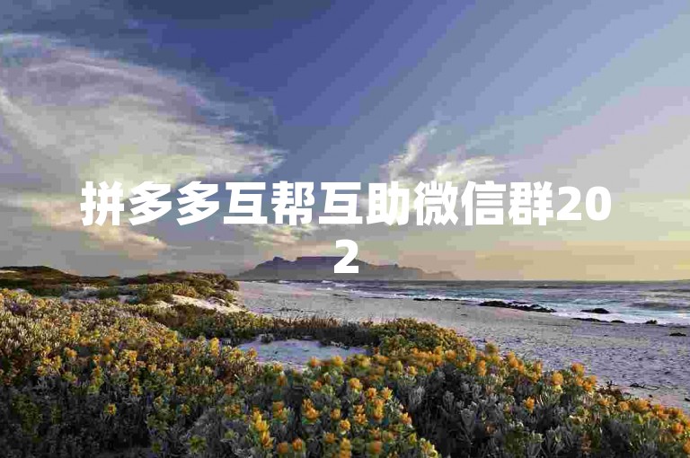 拼多多互帮互助微信群2025版的真实性有待考证，使用{多多砍价软件}需谨慎。