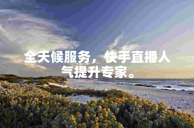 全天候服务，快手直播人气提升专家。