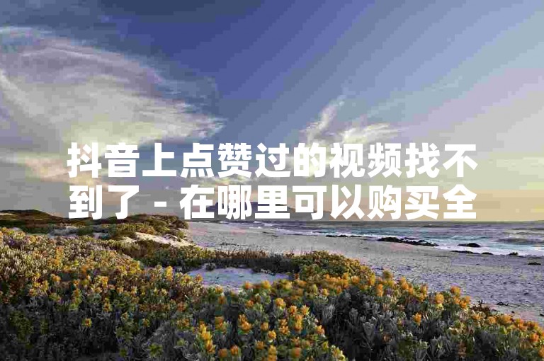 抖音上点赞过的视频找不到了 - 在哪里可以购买全民K歌的听众？