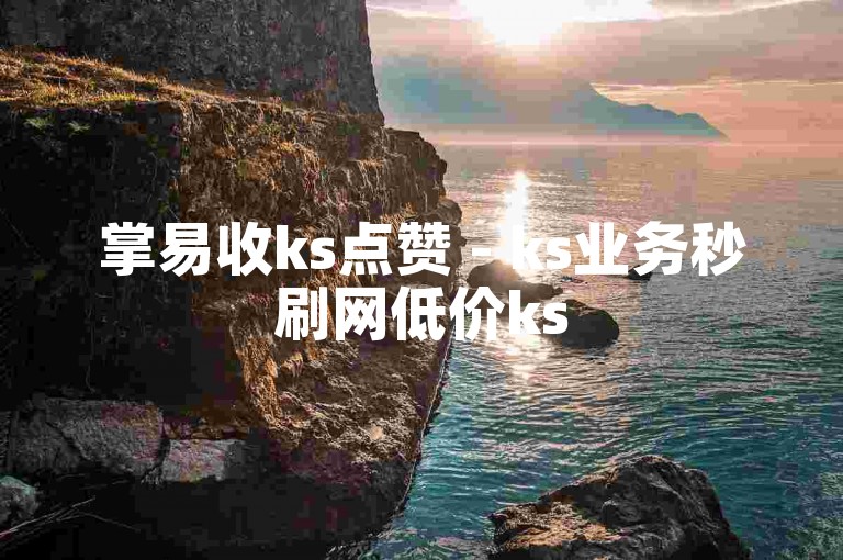 掌易收ks点赞 - ks业务秒刷网低价ks